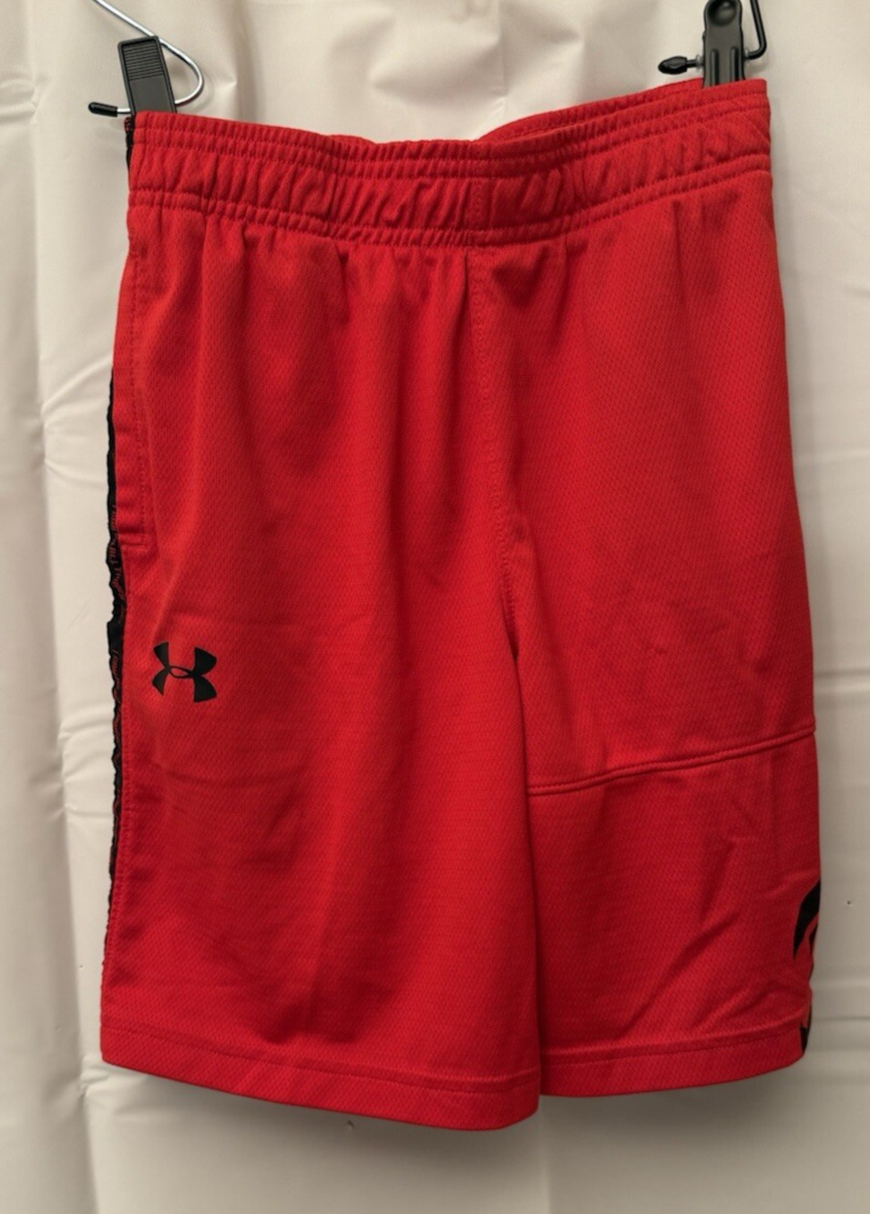 Under Armour Shorts, Lot of 2 One Red SC And One Black Youth Medium